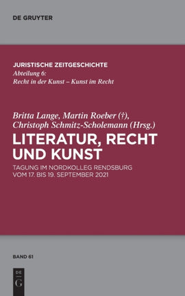 Literatur, Recht und Kunst