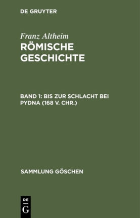 Bis Zur Schlacht Bei Pydna (168 V. Chr.)