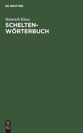 Schelten-Wörterbuch