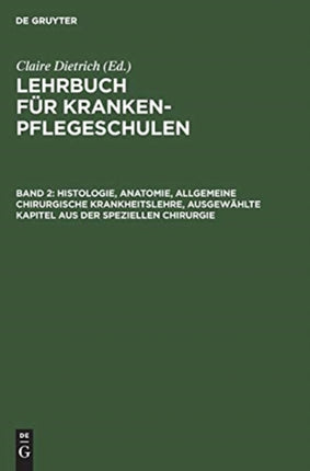 Histologie, Anatomie, allgemeine chirurgische Krankheitslehre, ausgewählte Kapitel aus der speziellen Chirurgie