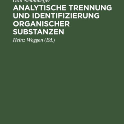 Analytische Trennung und Identifizierung organischer Substanzen