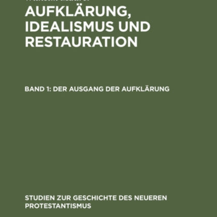 Der Ausgang Der Aufklärung
