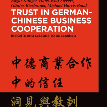 Trust in GermanChinese Business Cooperation