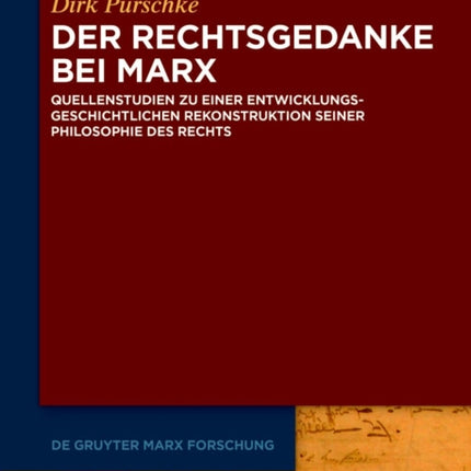 Der Rechtsgedanke bei Marx