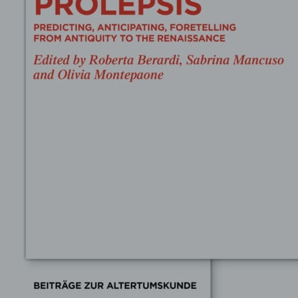 Prolepsis