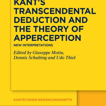 Kants Transcendental Deduction and the Theory of