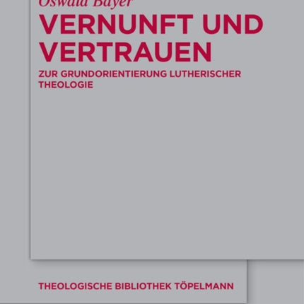 Vernunft und Vertrauen