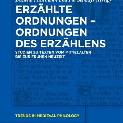 Erzählte Ordnungen  Ordnungen Des Erzählens