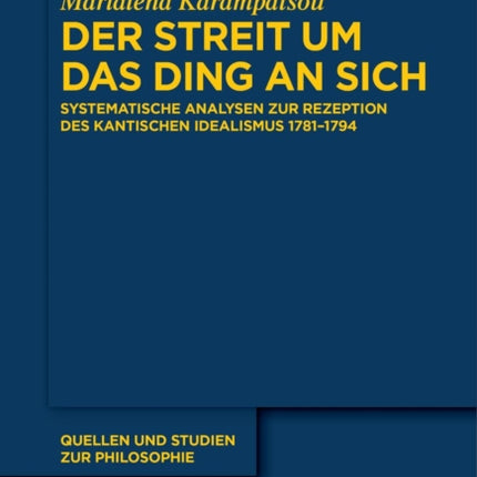 Der Streit um das Ding an sich