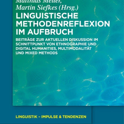 Linguistische Methodenreflexion Im Aufbruch