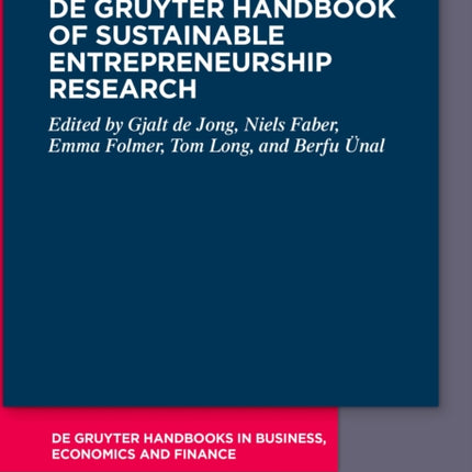 De Gruyter Handbook of Sustainable