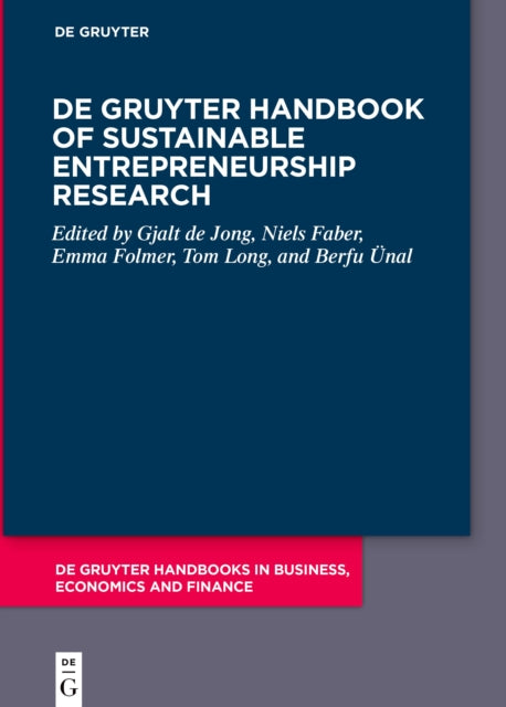 De Gruyter Handbook of Sustainable