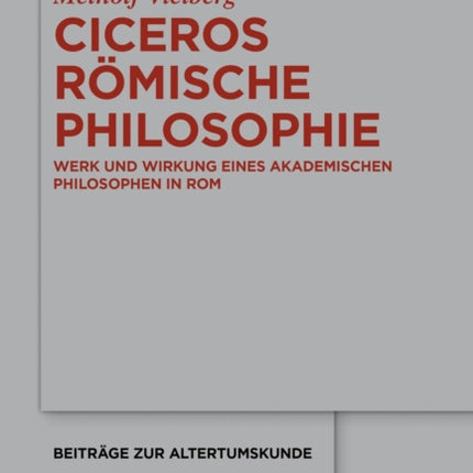 Ciceros römische Philosophie