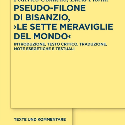PseudoFilone di Bisanzio Le sette meraviglie del