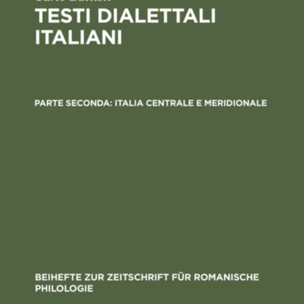 Italia Centrale E Meridionale