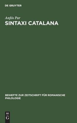 Sintaxi catalana
