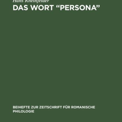 Das Wort  Persona