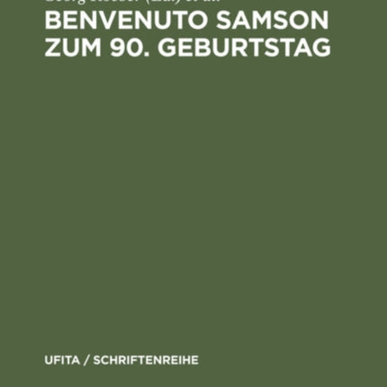 Benvenuto Samson Zum 90. Geburtstag