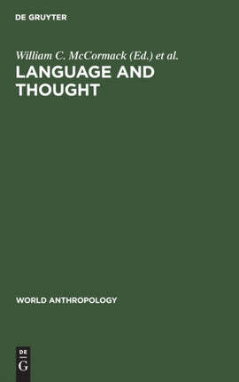 Language and Thought: Anthropological Issues