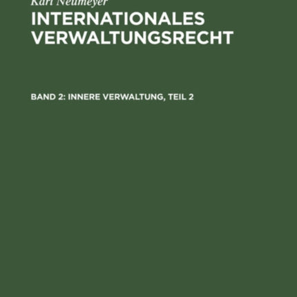 Innere Verwaltung, Teil 2
