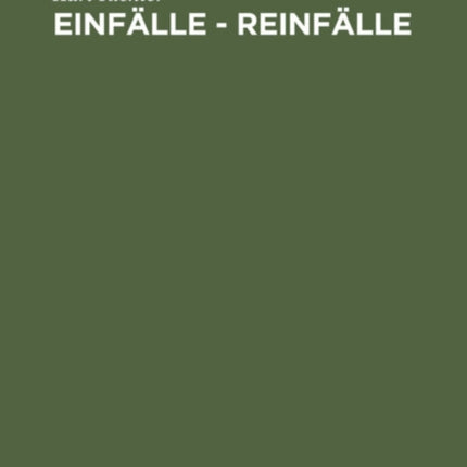 Einfälle - Reinfälle: Schach Zum Lesen Und Lernen. 200 Diagramme Mit Fragen Und Antworten