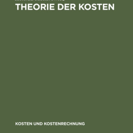 Theorie Der Kosten