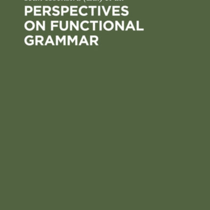 Perspectives on Functional Grammar
