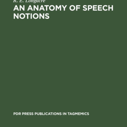 An anatomy of speech notions