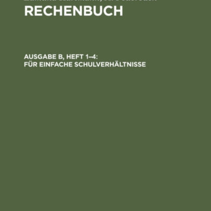 Für Einfache Schulverhältnisse