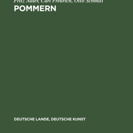 Pommern: Aufgenommen von der Staatlichen