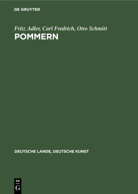 Pommern: Aufgenommen von der Staatlichen