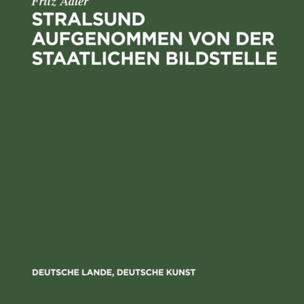 Stralsund aufgenommen von der Staatlichen