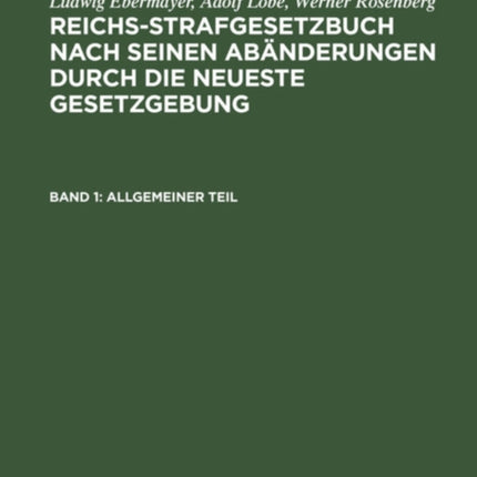 Allgemeiner Teil: Nebst Systematischer Einführung