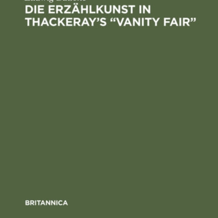 Die Erzählkunst in Thackeray's  Vanity Fair