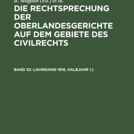 (Jahrgang 1916, Halbjahr 1.)