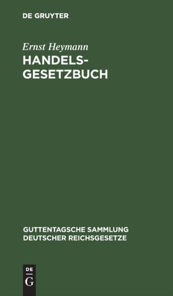 Handelsgesetzbuch: (Ohne Seerecht)