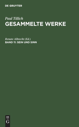 Sein Und Sinn: Zwei Schriften Zur Ontologie