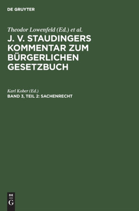 Sachenrecht: Teil 2: §§ 1018-1296
