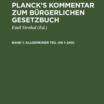 Allgemeiner Teil (§§ 1-240)