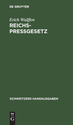 Reichs-Pressgesetz
