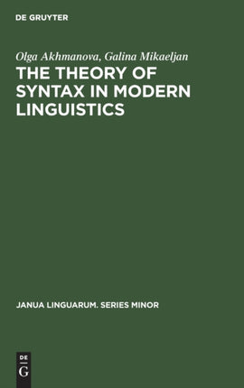 The Theory of Syntax in Modern Linguistics