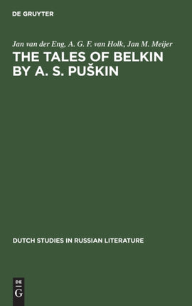 The Tales of Belkin by A. S. Puškin