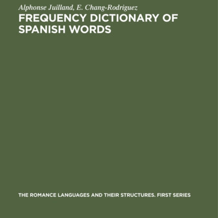 Frequency Dictionary of Spanish Words