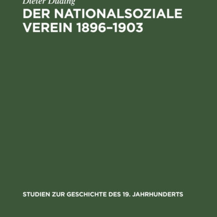 Der Nationalsoziale Verein 1896-1903
