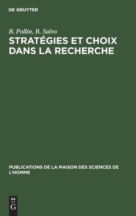 Stratégies Et Choix Dans La Recherche: Á Propos Des Travaux Sur Le Sommeil