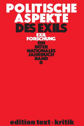 Politische Aspekte Des Exils