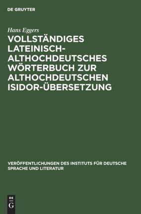 Vollständiges Lateinisch-Althochdeutsches
