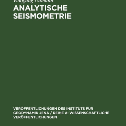 Analytische Seismometrie