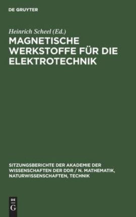 Magnetische Werkstoffe Für Die Elektrotechnik