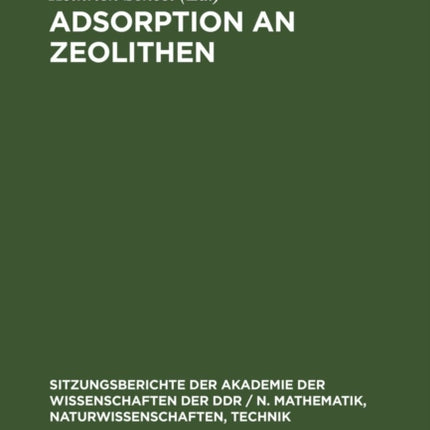 Adsorption an Zeolithen